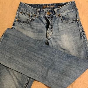 Wrangler Rock 47 jeans, cool stitching